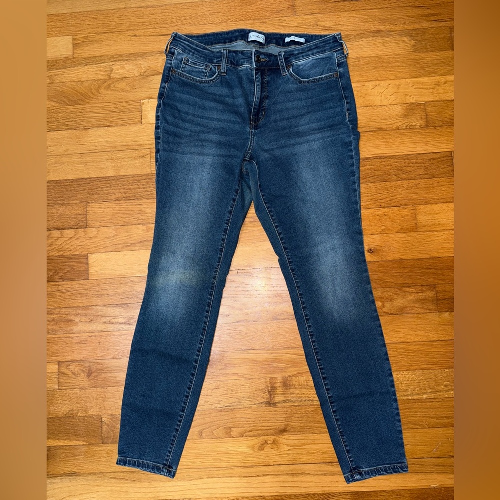 Wonderly Dark Blue Skinny Jeans